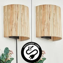 Luminaires Scandinaves-hofstein Viadores Luminaire Up & Down, Applique murale Noir, 1 lumière