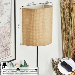 Luminaires Scandinaves-hofstein Viadores Luminaire Up & Down, Applique murale Noir, 1 lumière