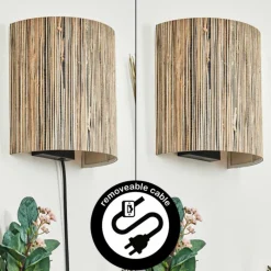 Luminaires Scandinaves-hofstein Viadores Luminaire Up & Down, Applique murale Noir, 1 lumière