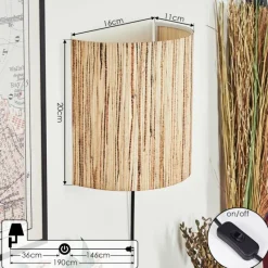 Luminaires Scandinaves-hofstein Viadores Luminaire Up & Down, Applique murale Noir, 1 lumière