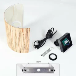 Luminaires Scandinaves-hofstein Viadores Luminaire Up & Down, Applique murale Noir, 1 lumière