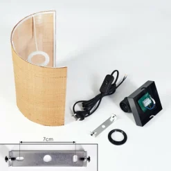 hofstein Viadores Luminaire Up & Down, Applique murale Noir, 1 lumière