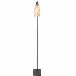 Luminaires Steinhauer Vidrio Lampadaire Noir, 1 lumière