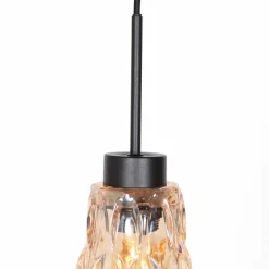 Luminaires Steinhauer Vidrio Suspension Noir, 1 lumière