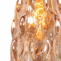 Luminaires Steinhauer Vidrio Suspension Noir, 1 lumière