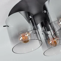 hofstein Vireda Plafonnier Anthracite, 3 lumières