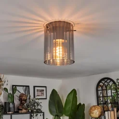 hofstein Vireda Plafonnier, Spot de plafond Noir, 1 lumière