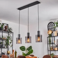 hofstein Vireda Suspension, Suspension Anthracite, 3 lumières