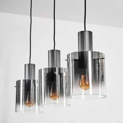 hofstein Vireda Suspension, Suspension Anthracite, 3 lumières