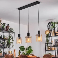 hofstein Vireda Suspension, Suspension Anthracite, 3 lumières