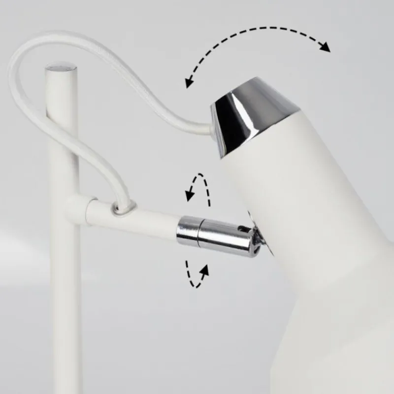 hofstein Vouzy Lampe à poser Blanc, 1 lumière