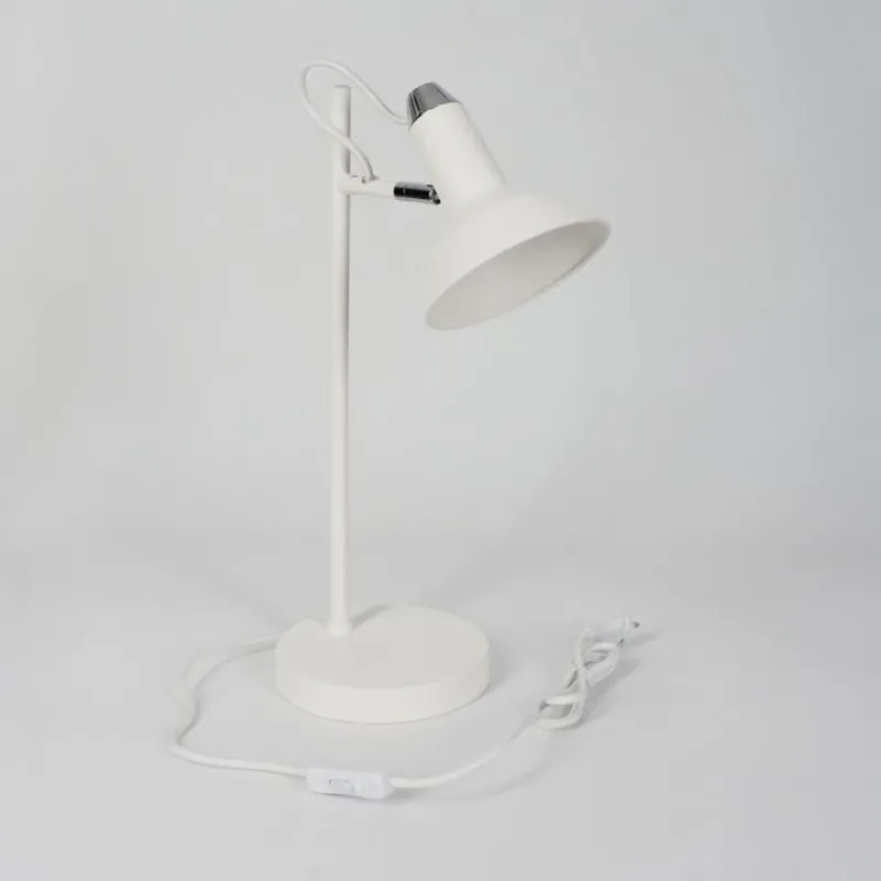 hofstein Vouzy Lampe à poser Blanc, 1 lumière