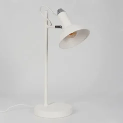 hofstein Vouzy Lampe à poser Blanc, 1 lumière
