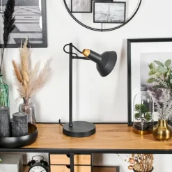 Lampes Dorées-hofstein Vouzy Lampe à poser, Liseuse Noir, 1 lumière