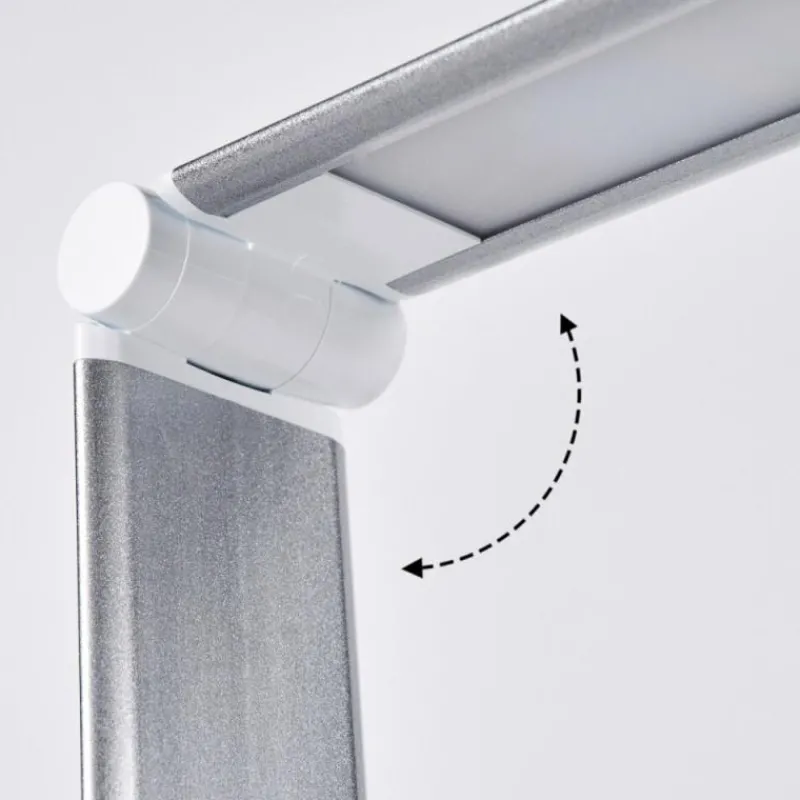 hofstein Vringelby Lampe de bureau, Lampe à poser, Liseuse LED Argenté, Blanc, 1 lumière