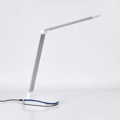 hofstein Vringelby Lampe de bureau, Lampe à poser, Liseuse LED Argenté, Blanc, 1 lumière