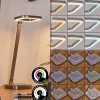 hofstein Vringelby Lampe de bureau, Lampe à poser, Liseuse LED Argenté, 1 lumière, Changeur de couleurs