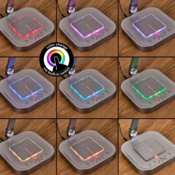 hofstein Vringelby Lampe de bureau, Lampe à poser, Liseuse LED Argenté, 1 lumière, Changeur de couleurs