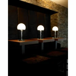 Luminaires Tecnolumen Wagenfeld 24 Tecnolumen Lampe à poser Nickel mat, Transparent, 1 lumière