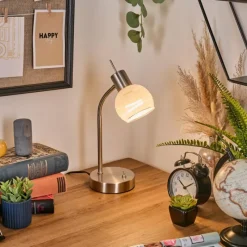 hofstein Warga Lampe à poser, Liseuse Nickel mat, 1 lumière