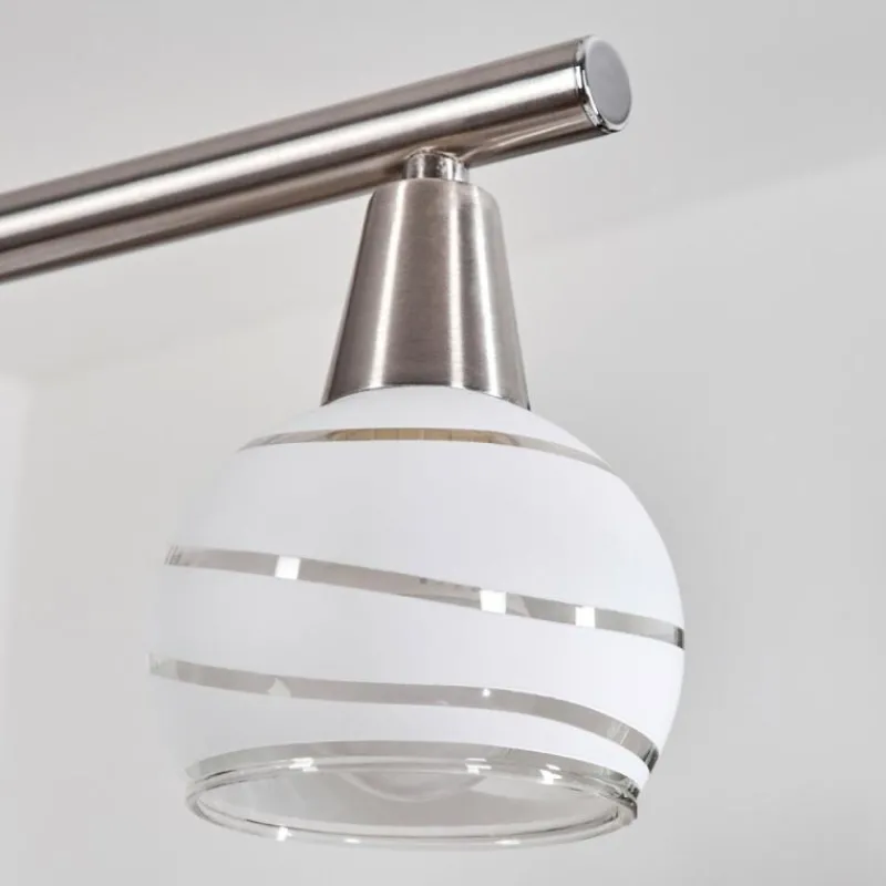 hofstein Warga Suspension, Boule lumineuse, Suspension Nickel mat, 6 lumières