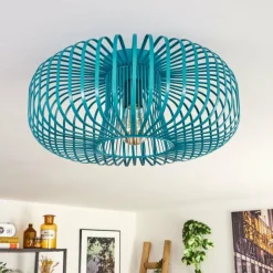 hofstein Wemude Plafonnier Bleu, 1 lumière