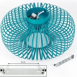 hofstein Wemude Plafonnier Bleu, 1 lumière