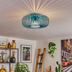 hofstein Wemude Plafonnier Bleu, 1 lumière