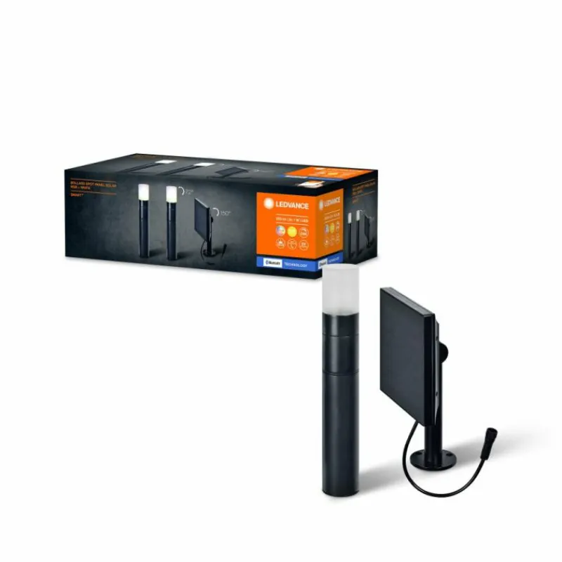 Luminaires Ledvance WIF Lampe murale d´extérieur LED Noir, 1 lumière, Détecteur de mouvement, Changeur de couleurs