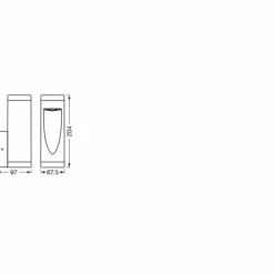 Luminaires Ledvance WIF Luminaire extérieur LED Couleur bois, 1 lumière, Changeur de couleurs