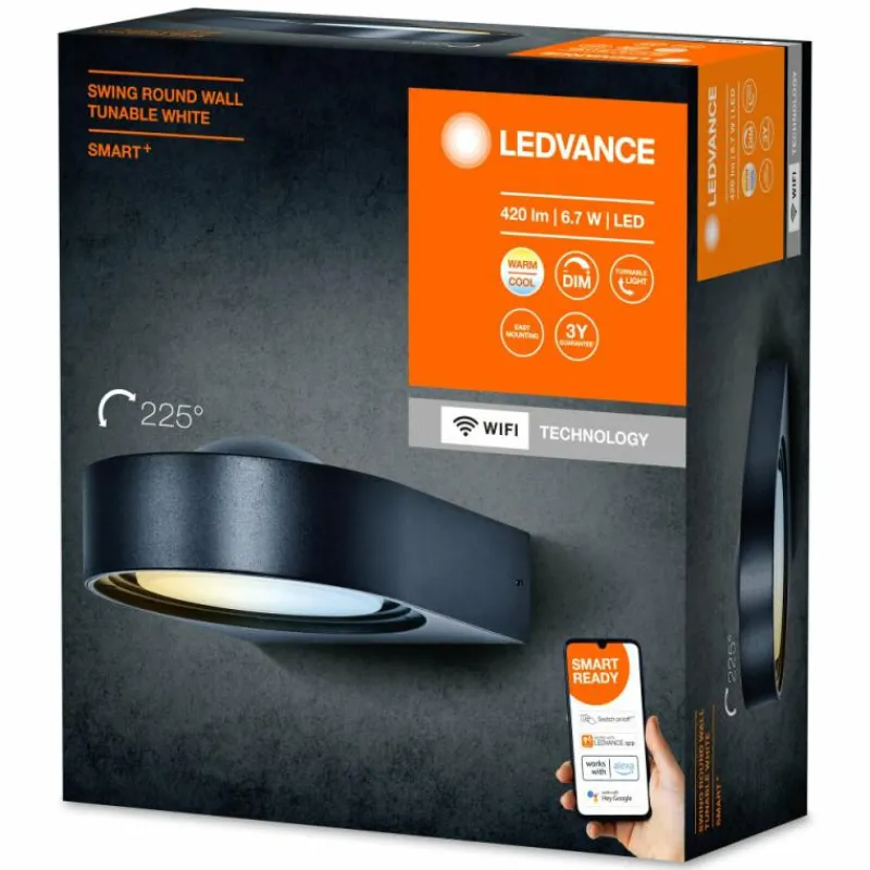 Luminaires Ledvance WIF Luminaire extérieur LED Noir, 1 lumière