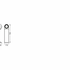 Luminaires Ledvance WIF Luminaire extérieur LED Noir, 1 lumière