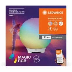 Luminaires Ledvance Wifi Lampe à poser LED Blanc, 1 lumière, Changeur de couleurs