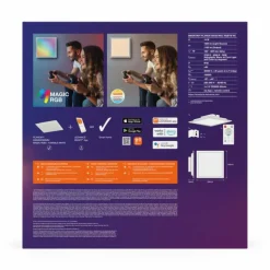 Luminaires Ledvance Wifi Panel LED Blanc, 1 lumière, Télécommandes, Changeur de couleurs