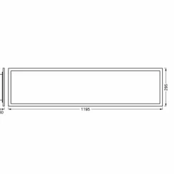 Luminaires Ledvance Wifi Panel LED Blanc, 1 lumière, Télécommandes, Changeur de couleurs