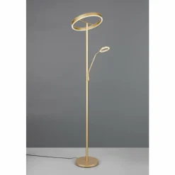 Lampes Dorées-Luminaires Trio Willis Lampadaire LED Or, 2 lumières