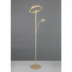 Lampes Dorées-Luminaires Trio Willis Lampadaire LED Or, 2 lumières