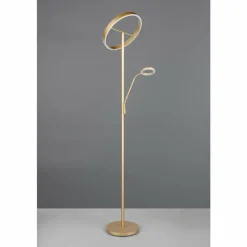 Lampes Dorées-Luminaires Trio Willis Lampadaire LED Or, 2 lumières