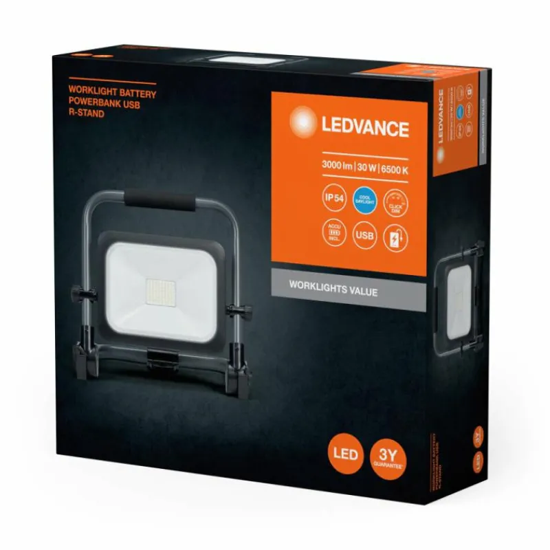 Luminaires Ledvance Worklight Projecteur LED Gris, Noir, 1 lumière