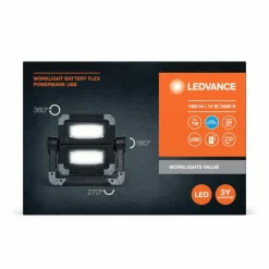 Luminaires Ledvance Worklight Projecteur LED Gris, Noir, 1 lumière