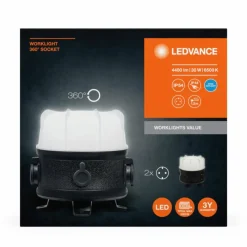 Luminaires Ledvance Worklight Projecteur LED Gris, Noir, 1 lumière