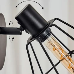 hofstein Yaak Applique murale Noir, 1 lumière