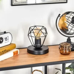 hofstein Yaak Lampe à poser Noir, 1 lumière