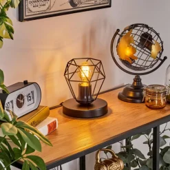 hofstein Yaak Lampe à poser Noir, 1 lumière