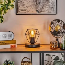 hofstein Yaak Lampe à poser Noir, 1 lumière