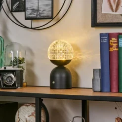 hofstein Yngered Lampe à poser LED Noir, 1 lumière