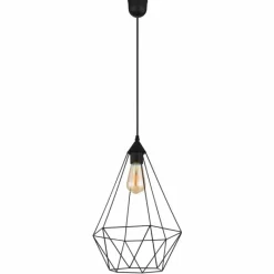 Luminaires Globo Lighting Zachary Suspension Noir, 1 lumière* Suspensions