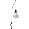 Luminaires Globo Lighting Zachary Suspension Noir, 1 lumière* Suspensions