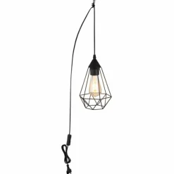 Luminaires Globo Lighting Zachary Suspension Noir, 1 lumière* Suspensions