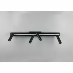 Luminaires Trio Zeno Plafonnier LED Noir, 5 lumières, Télécommandes* Éclairage Led